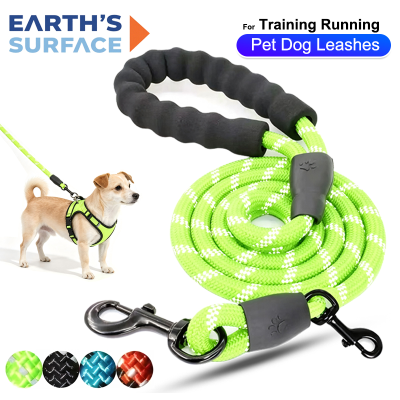 Running Gear Dog - Smycze dla zwierząt odblaskowe, wielokolorowe, okrągła