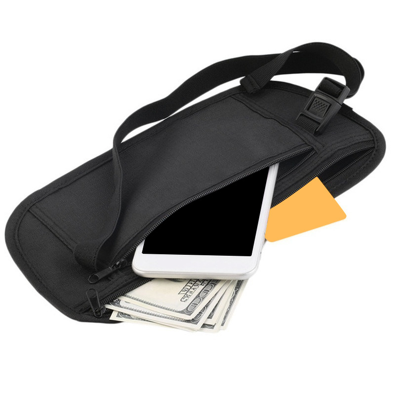 Running Gear To Hold Phone - Niewidoczne podróżne saszetki biodrowe na paszport