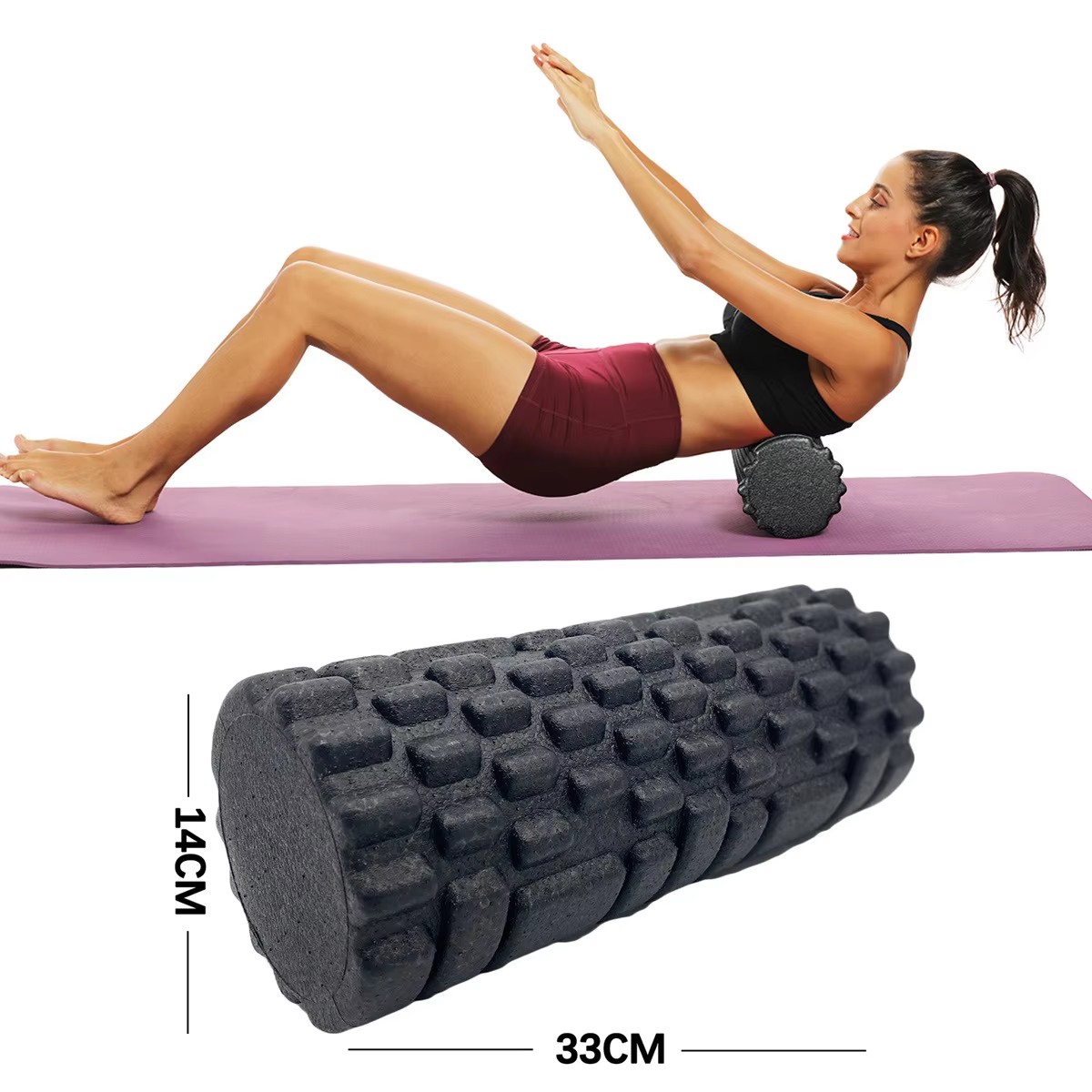 Muscle Roller Stick - 30/33cm Fitness wałek piankowy wałek do