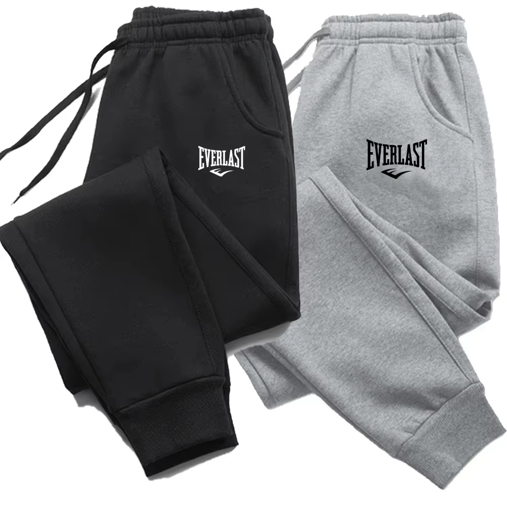 Running Gear Winter - Spodnie dresowe EVERLAST z nadrukiem dla