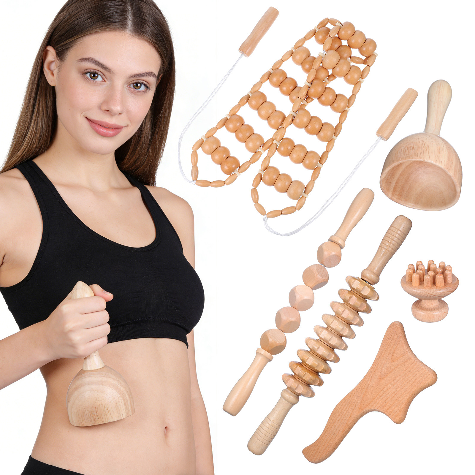 Zestaw 6 narzędzi do masażu, d – Muscle Roller Stick recenzja i cena