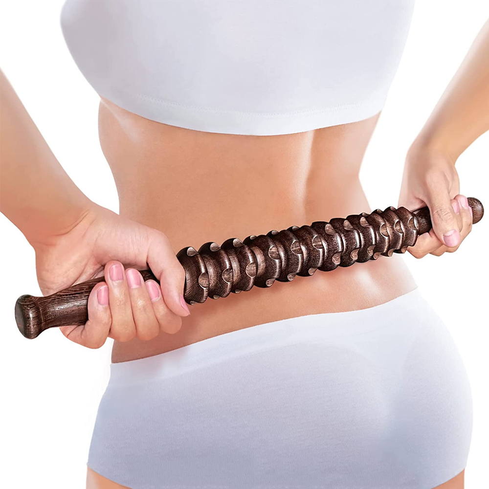 Masażer ręczny Drewniany ręczn – Muscle Roller Stick recenzja i cena