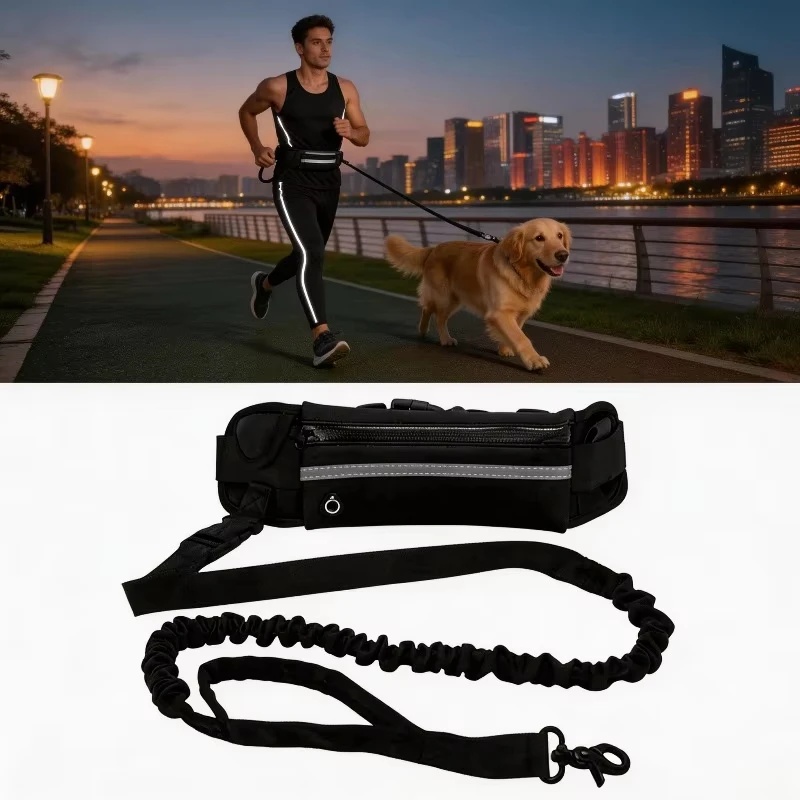 Bezdotykowa odblaskowa smycz d – Running Gear Dog recenzja i cena